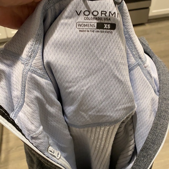 VOORMI Grey 1/2 Zip Pullover Hoodie Jacket - Picture 9 of 14